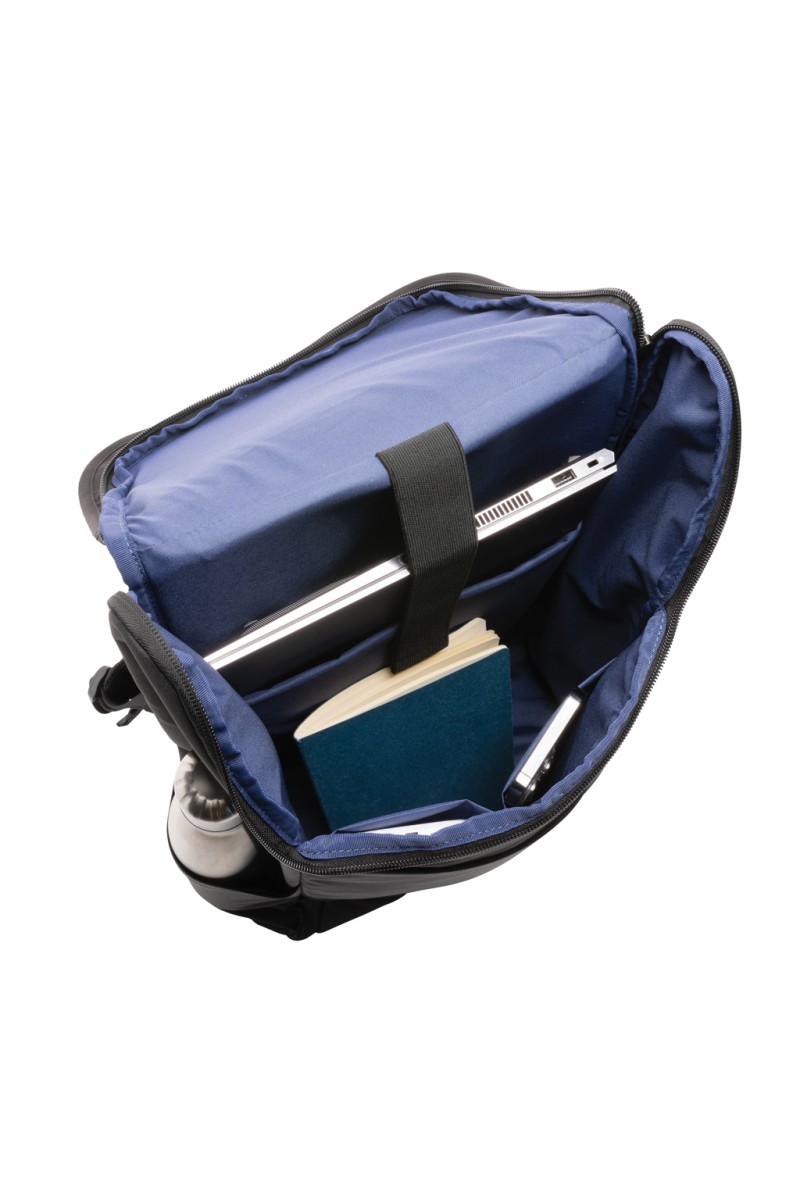 Swiss Peak Fern AWARE™ RPET all over zipper 15.6" backpack