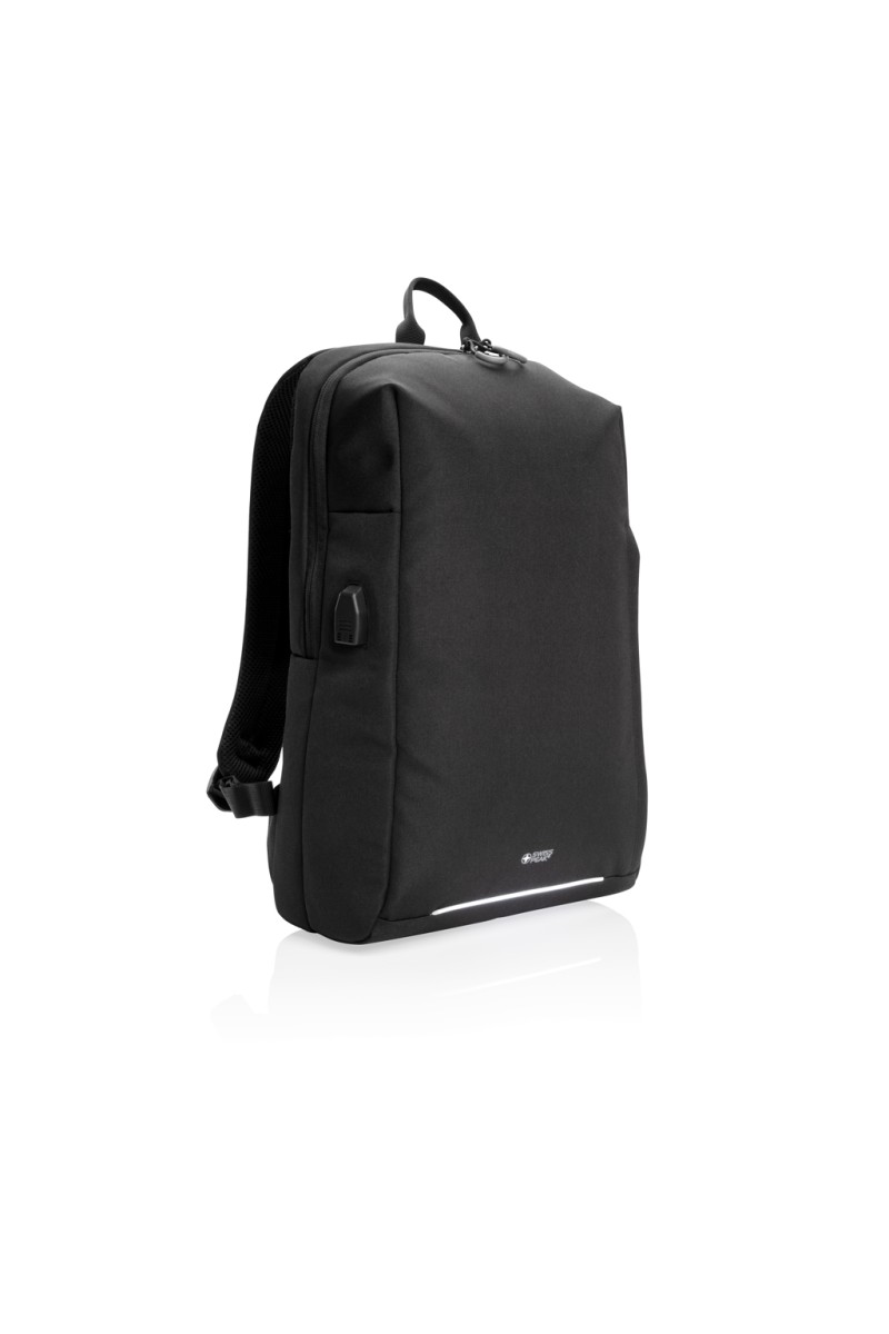 Rucsac laptop Swiss Peak AWARE™ cu buzunar RFID și port USB