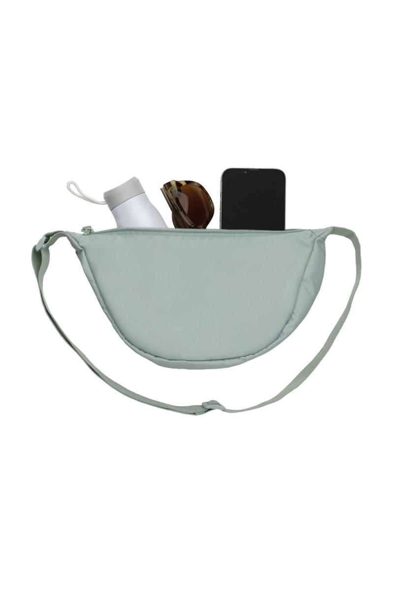 Crescent AWARE™ RPET half moon sling bag