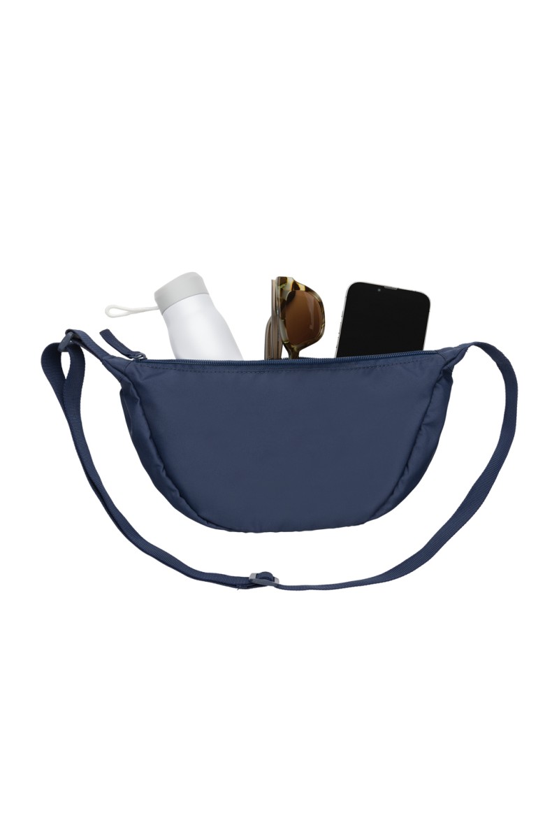 Crescent AWARE™ RPET half moon sling bag