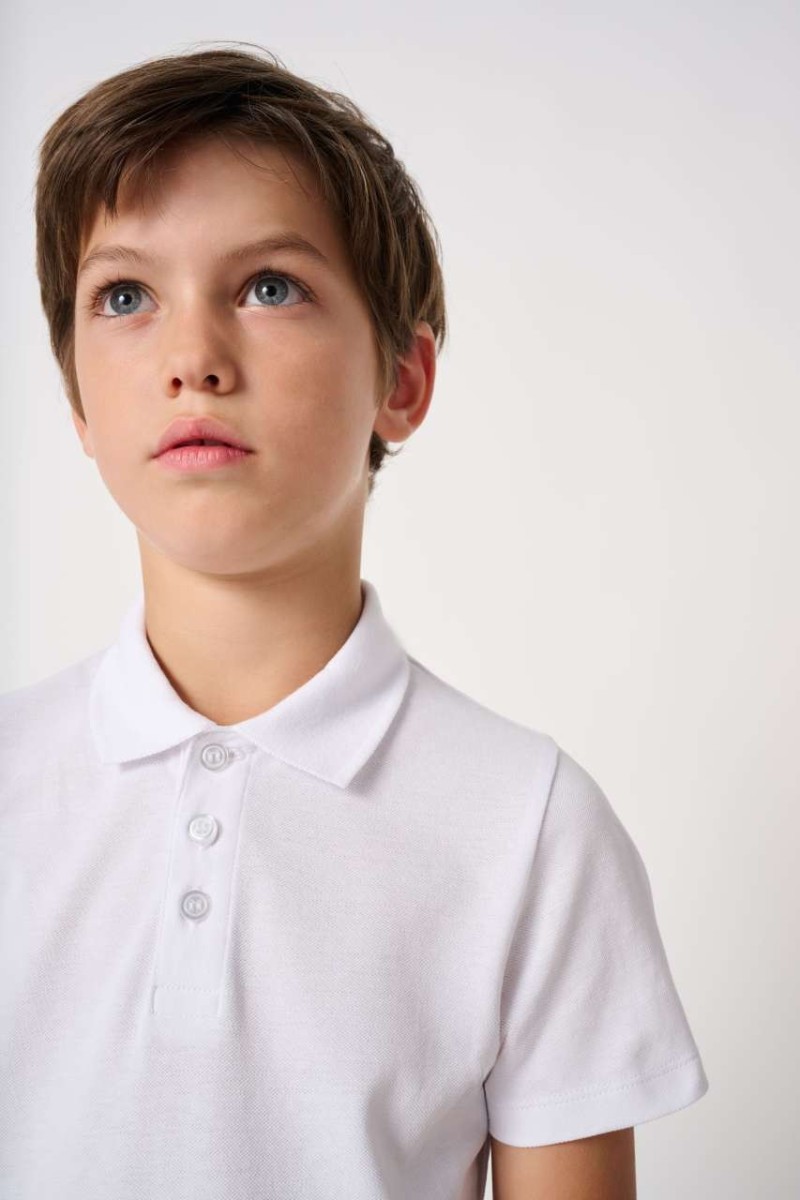 KIDS' PIQUE POLO SHIRT