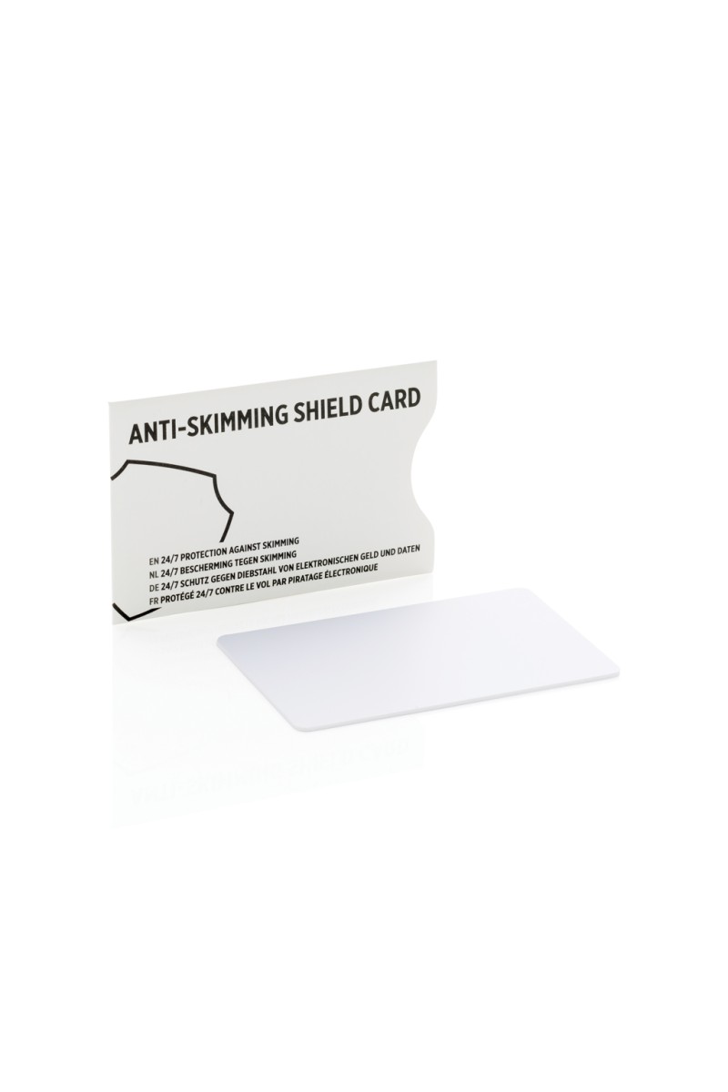 Travel Bag Anti-skimming RFID shield card with active jamming chip
