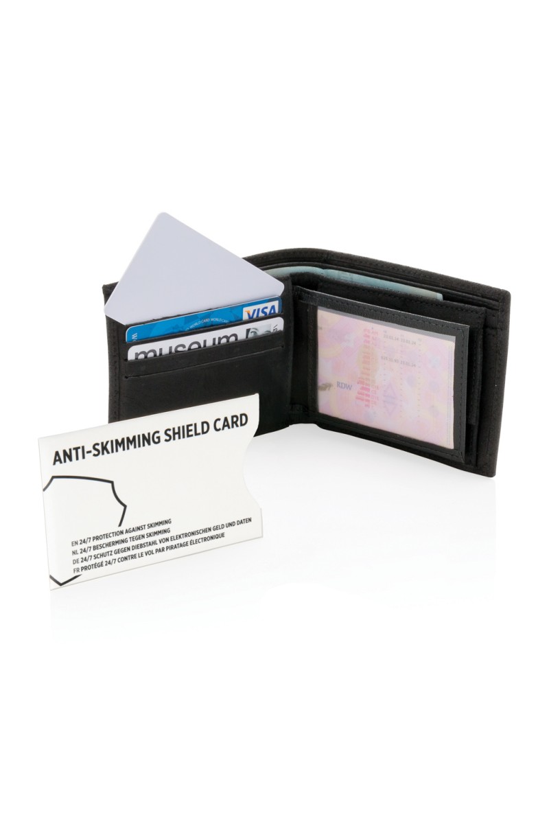 Travel Bag Anti-skimming RFID shield card with active jamming chip