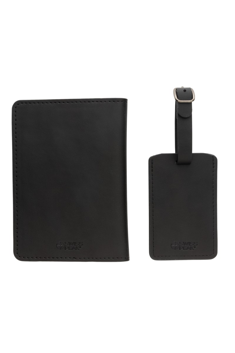 Travel Bag Swiss Peak GRS recycled PU travel gift set