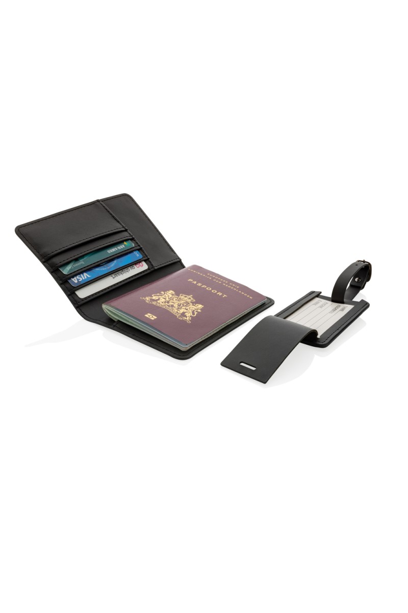 Travel Bag Swiss Peak GRS recycled PU travel gift set