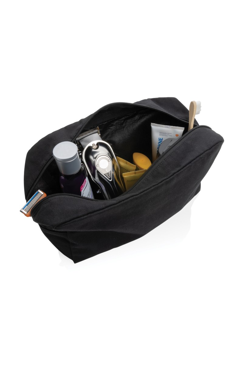 Impact Aware™ 285 gsm rcanvas toiletry bag undyed
