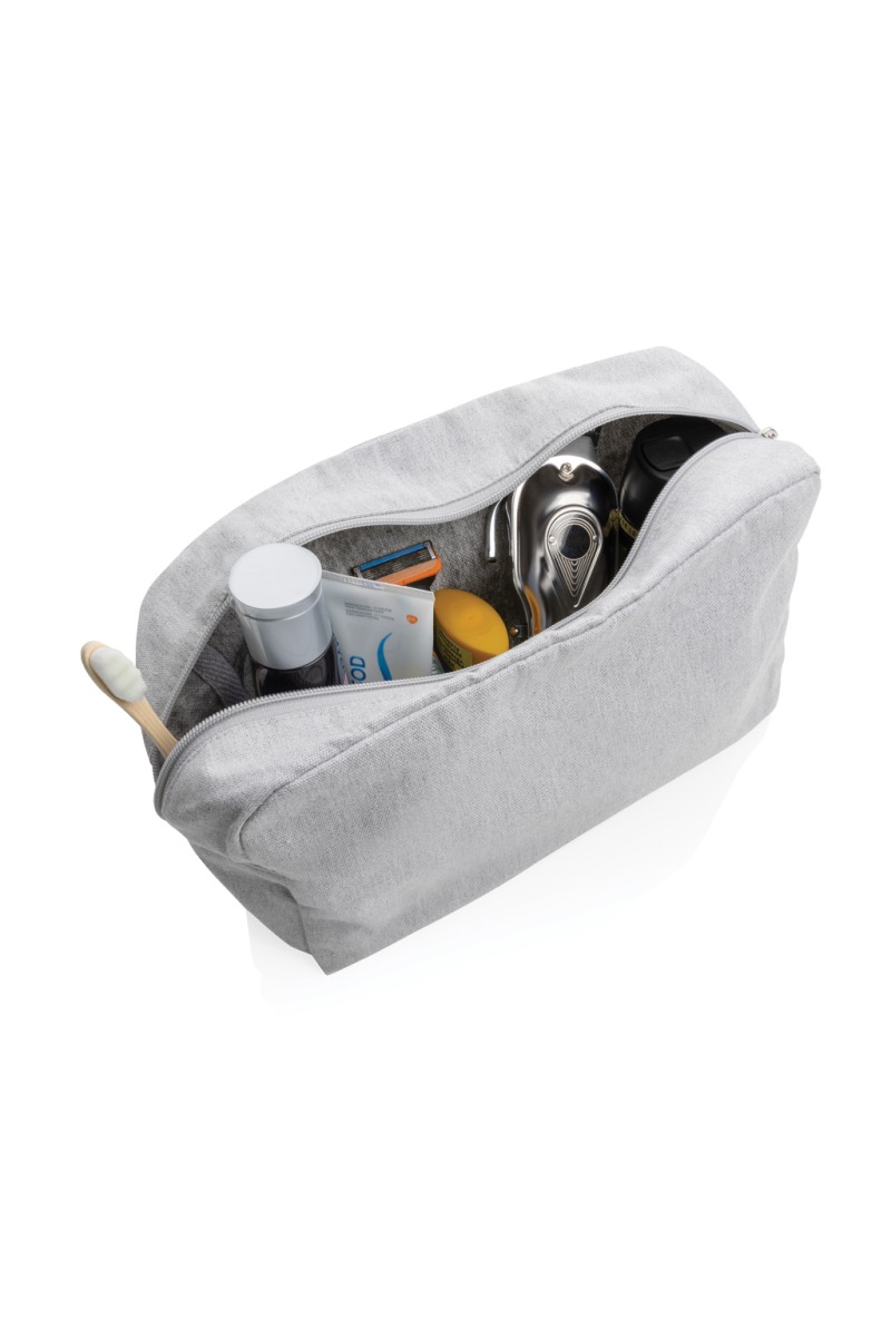 Impact Aware™ 285 gsm rcanvas toiletry bag undyed
