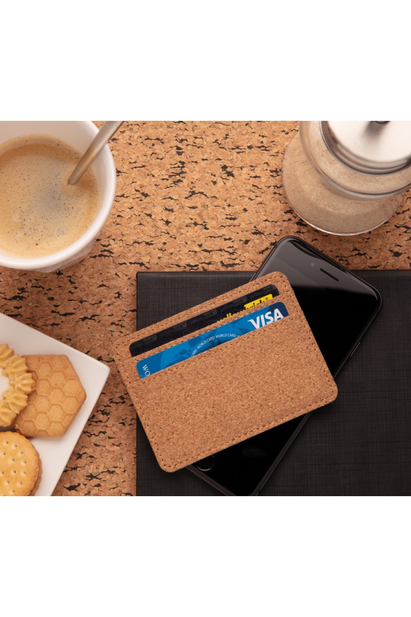 Travel Bag Cork secure RFID slim wallet