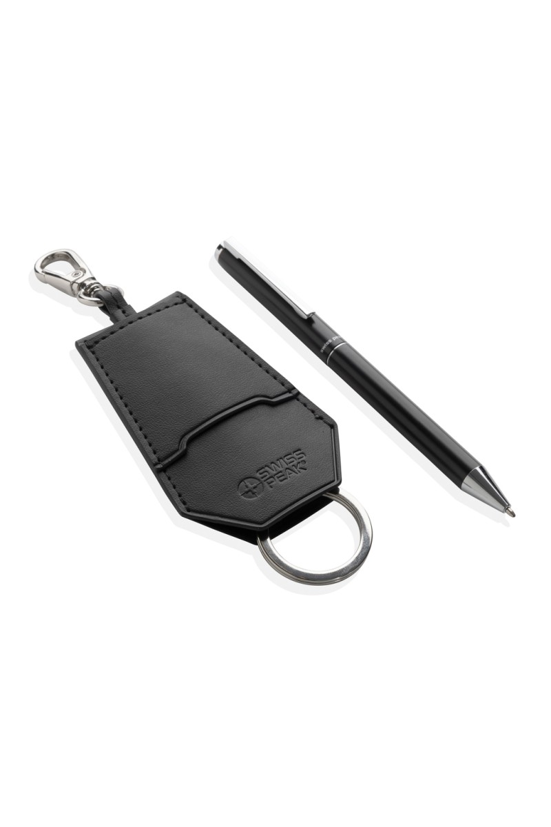 Travel Bag SP Tula RCS certified recycled PU key holder and pen set