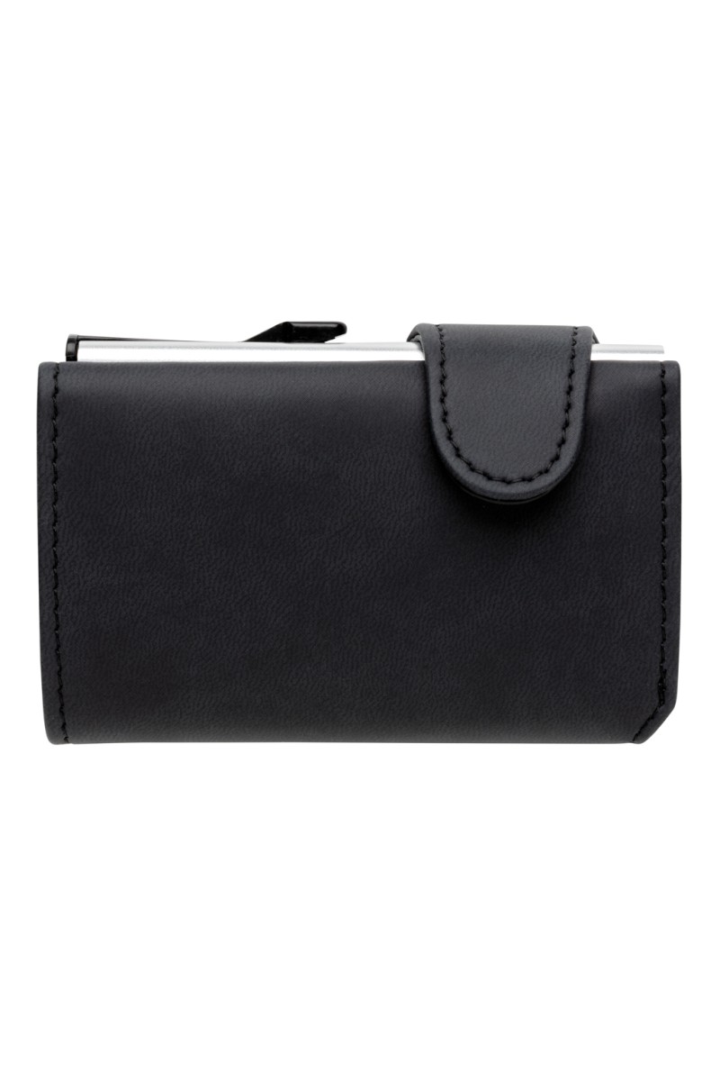 Travel Bag Standard aluminium RFID cardholder with PU wallet