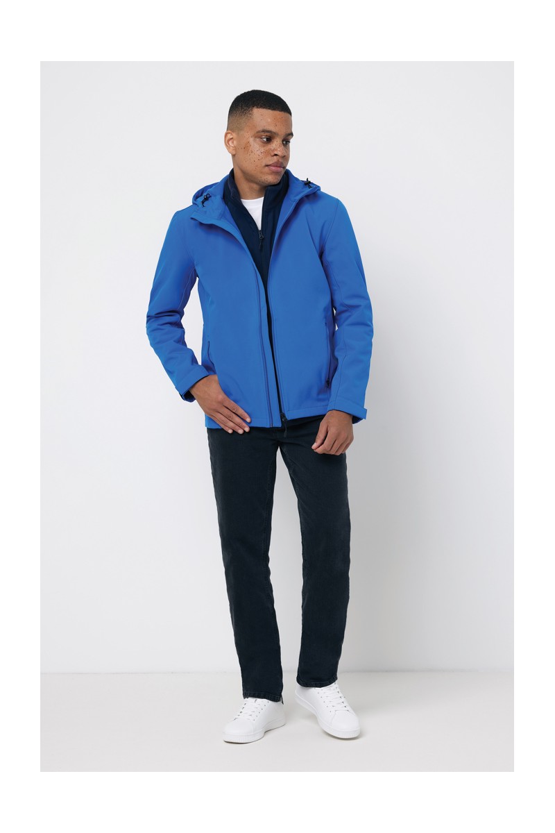 IQONIQ Makalu men recycled polyester soft shell jacket