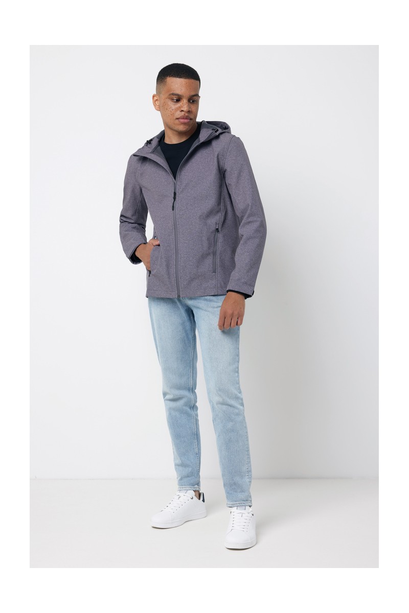 IQONIQ Makalu men recycled polyester soft shell jacket