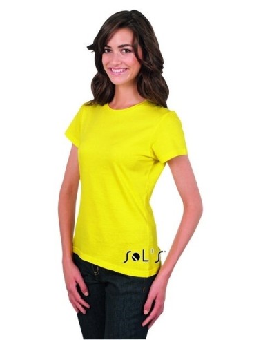 SOLS IMPERIAL WOMAN ROUND COLLAR T-SHIRT