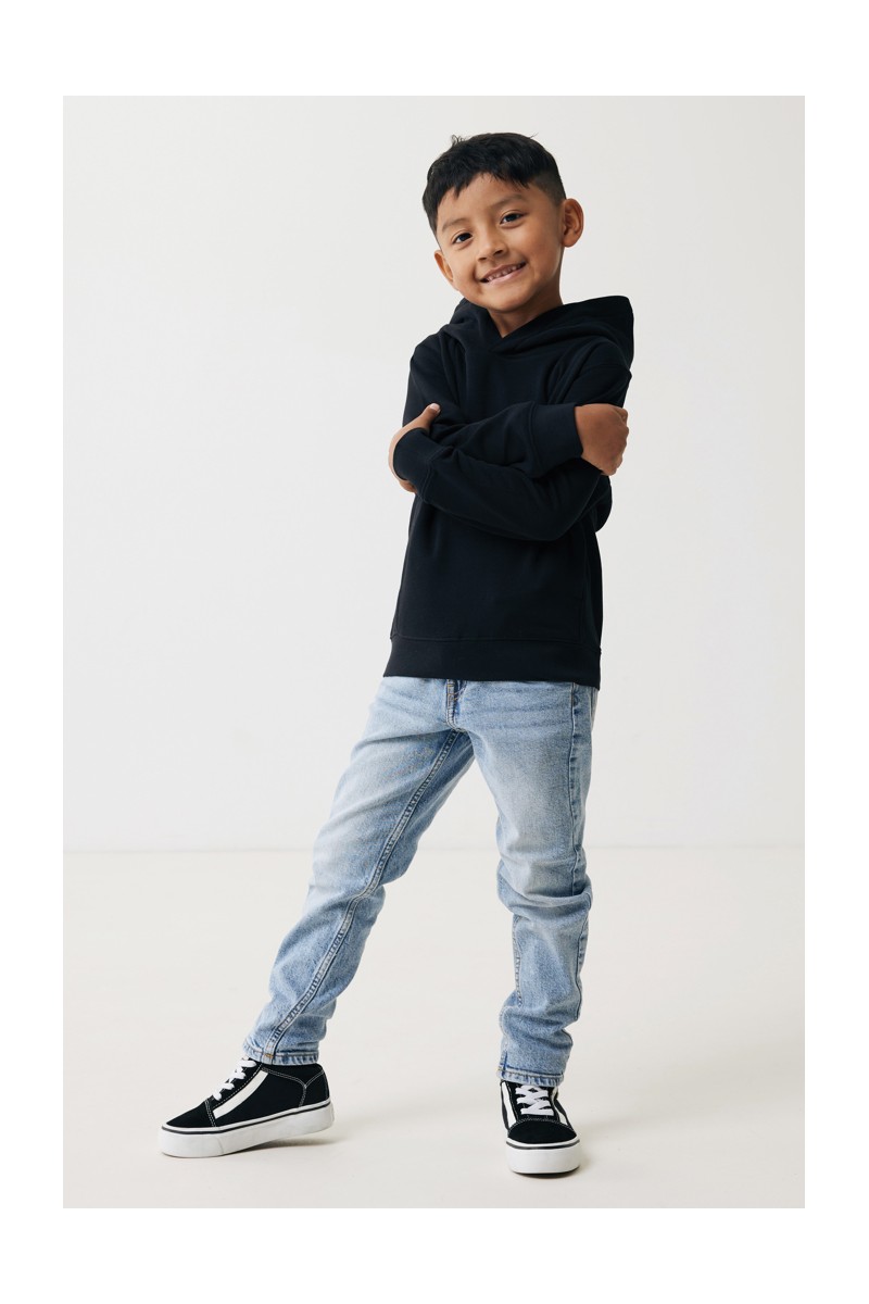 Hoodie IQONIQ Yengo kids recycled cotton hoodie with sidepockets