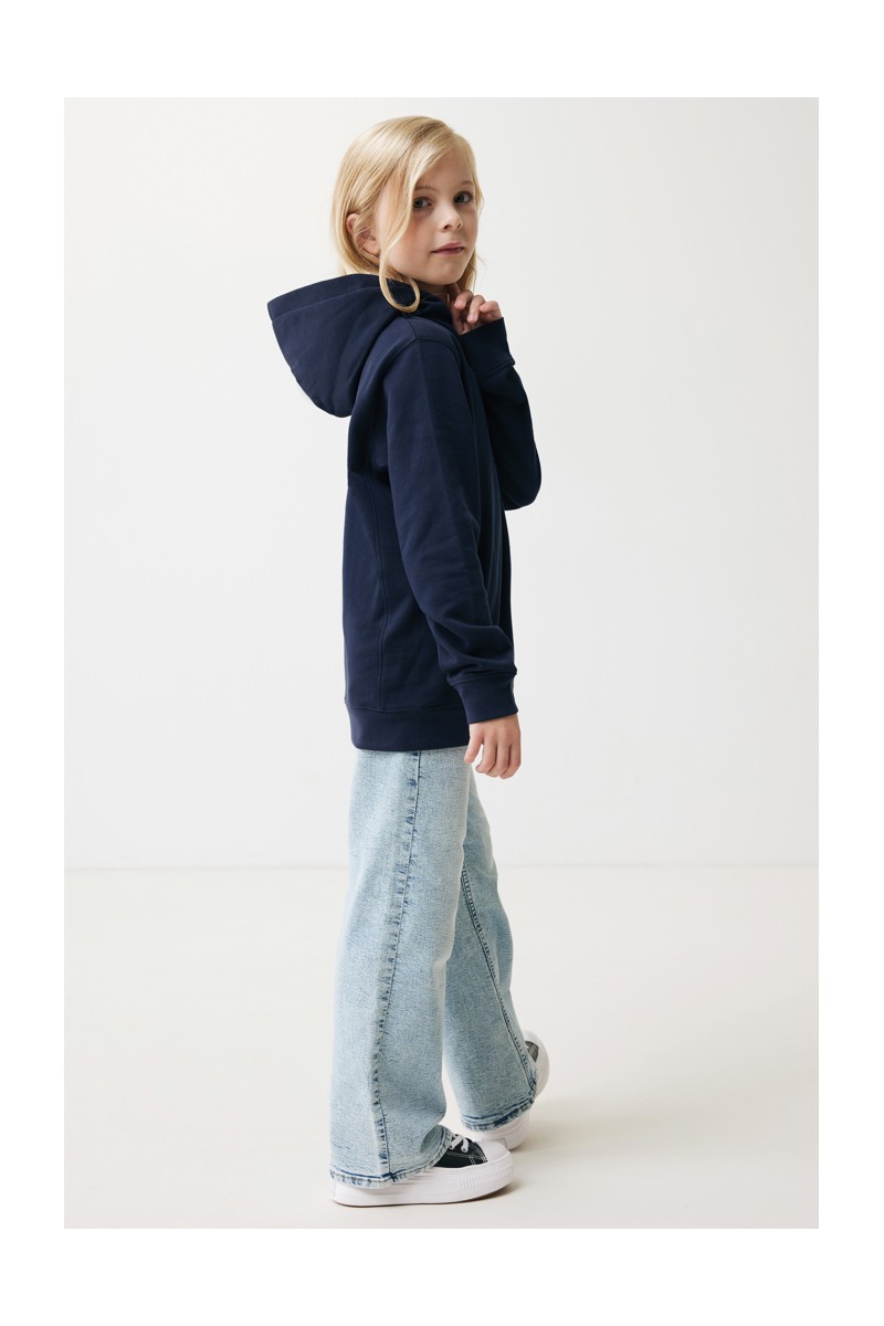 Hoodie IQONIQ Yengo kids recycled cotton hoodie with sidepockets