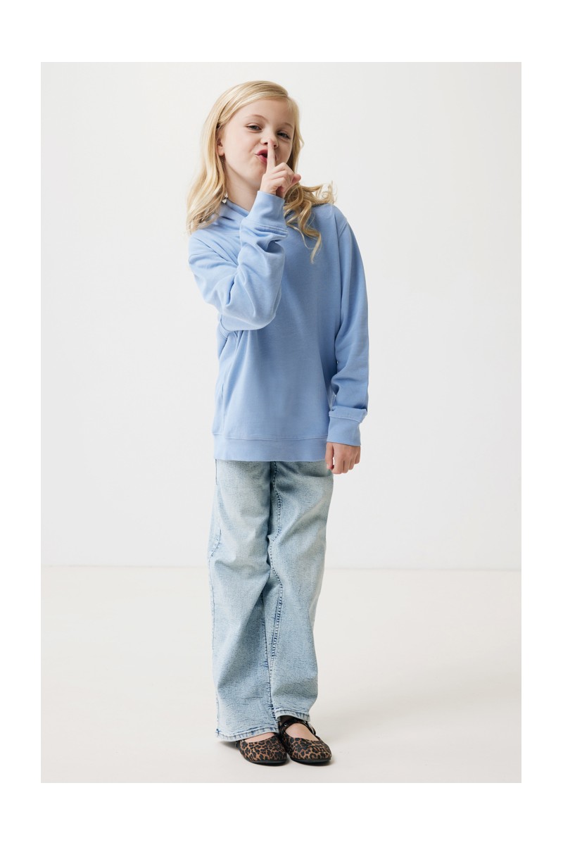 Hoodie IQONIQ Yengo kids recycled cotton hoodie with sidepockets