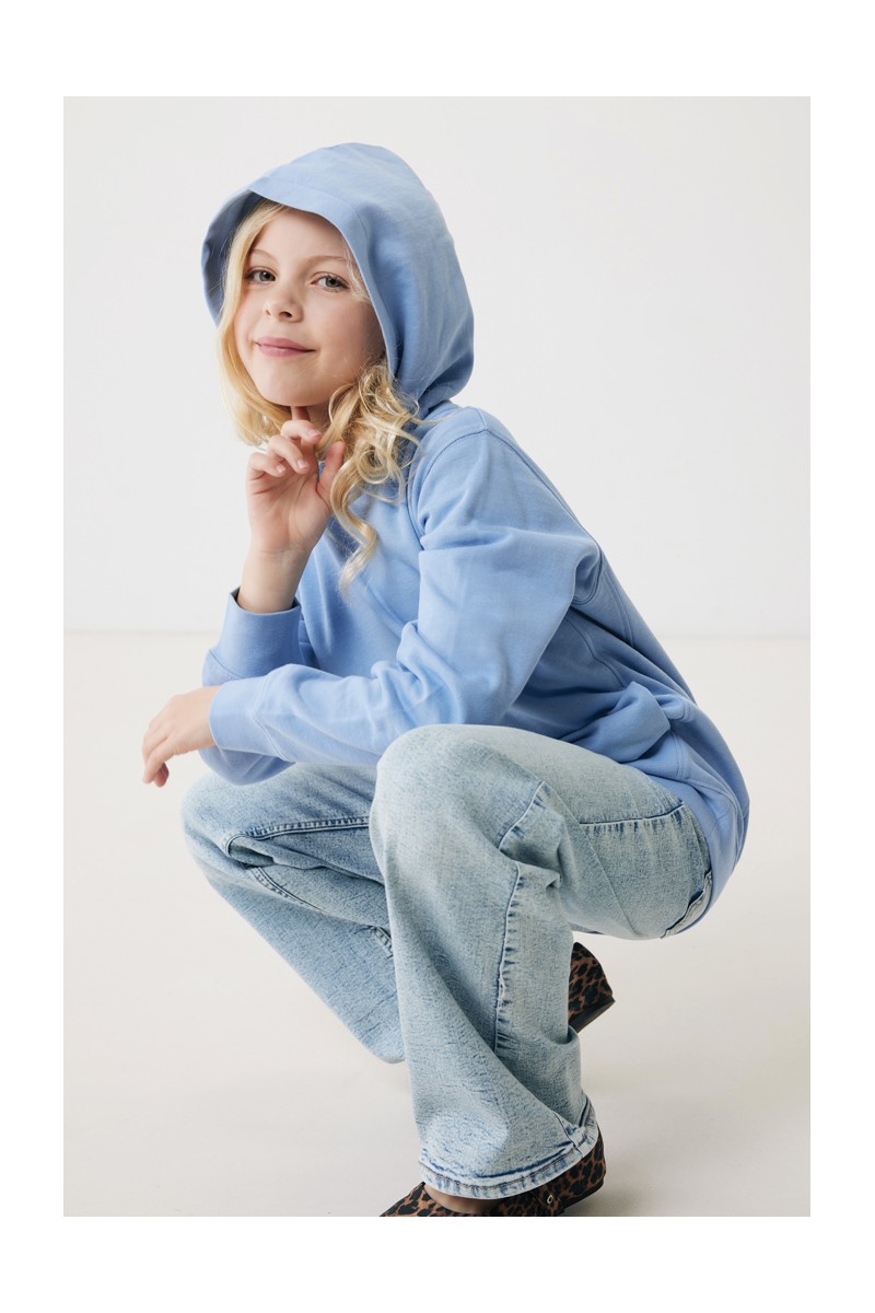 Hoodie IQONIQ Yengo kids recycled cotton hoodie with sidepockets
