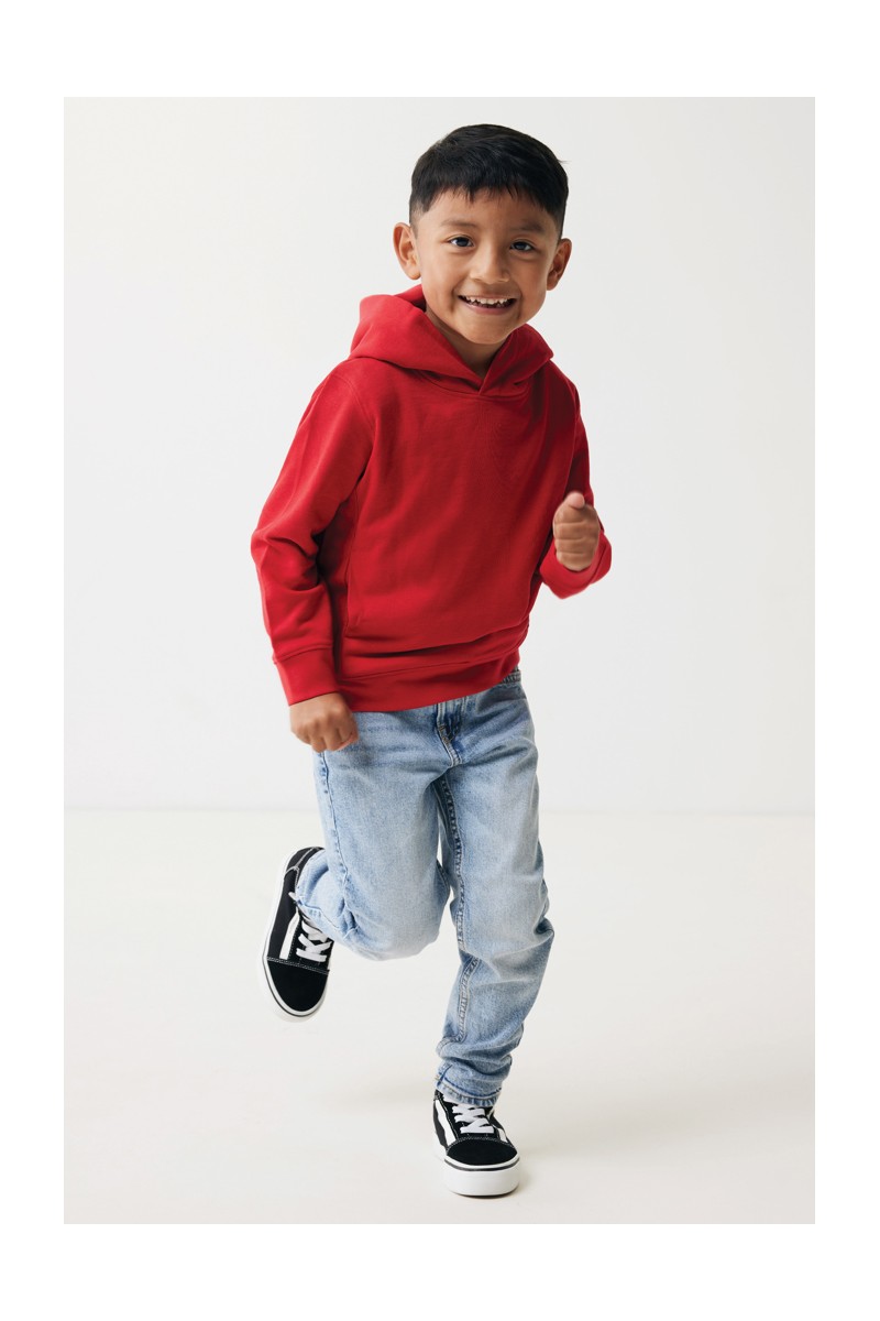Hoodie IQONIQ Yengo kids recycled cotton hoodie with sidepockets