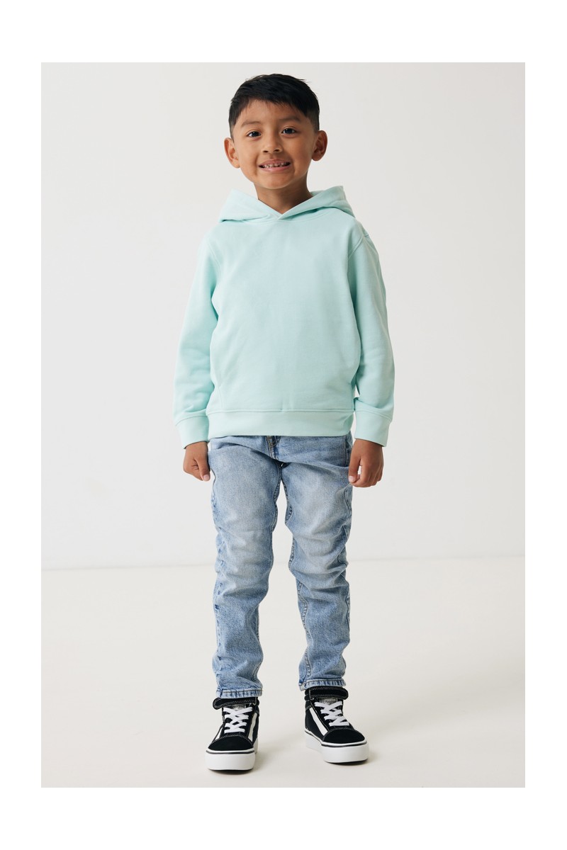 Hoodie IQONIQ Yengo kids recycled cotton hoodie with sidepockets
