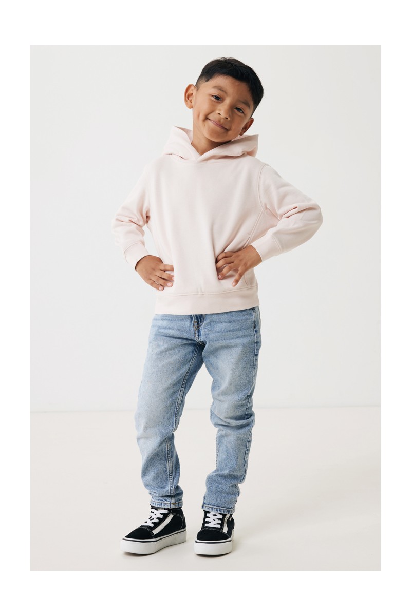 Hanorac copii IQONIQ Yengo bumbac reciclat,buzunare laterale