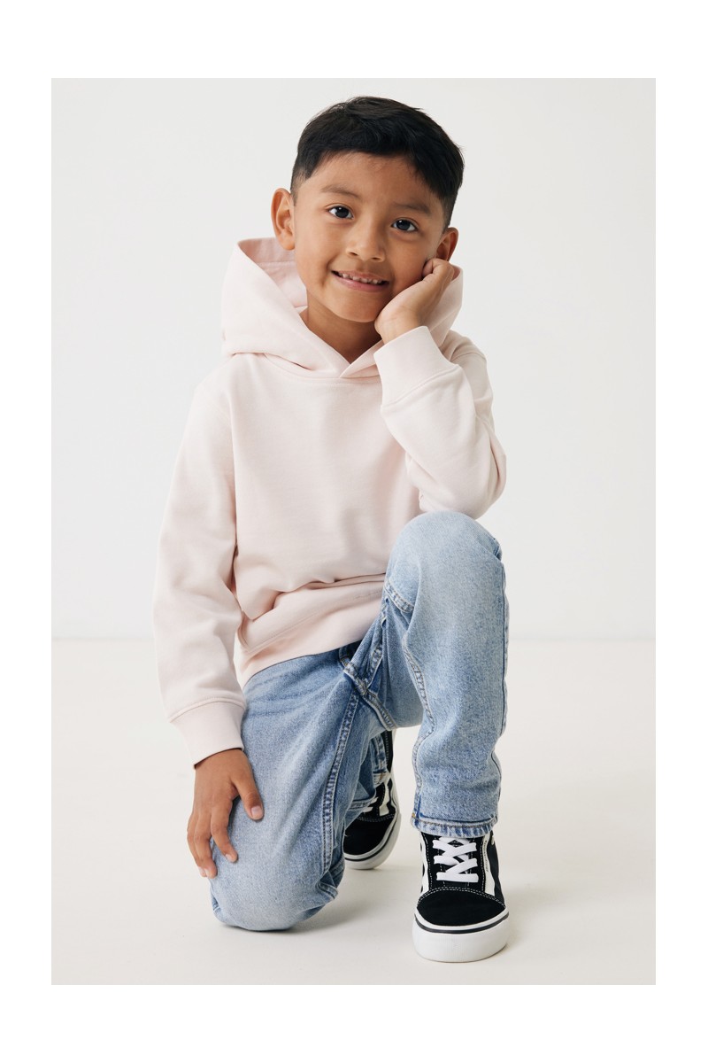 Hoodie IQONIQ Yengo kids recycled cotton hoodie with sidepockets