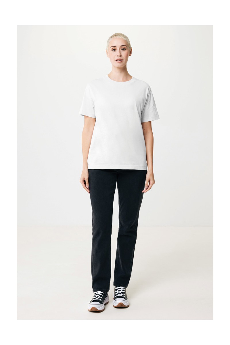 Tricou IQONIQ Kakadu din bumbac reciclat model relaxed fit