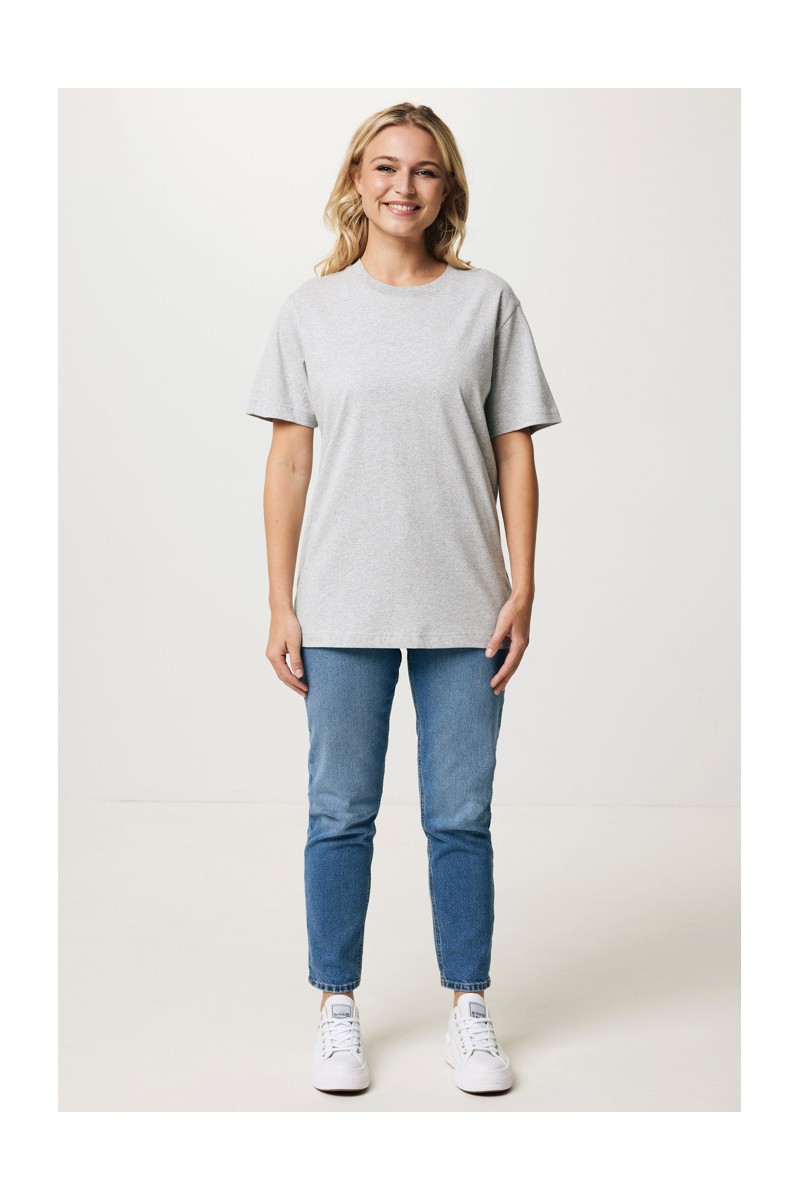Tricou IQONIQ Kakadu din bumbac reciclat model relaxed fit