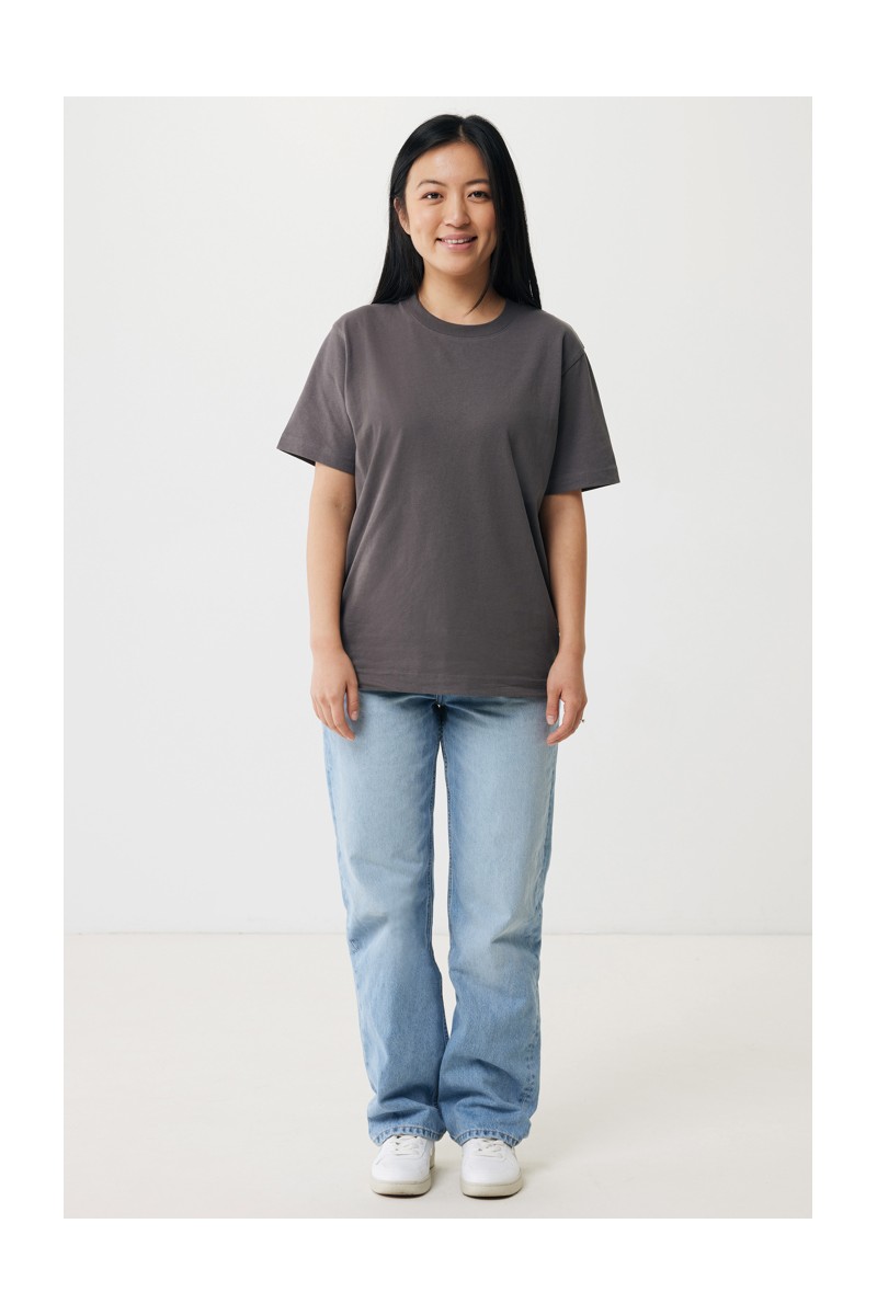 Tricou IQONIQ Kakadu din bumbac reciclat model relaxed fit