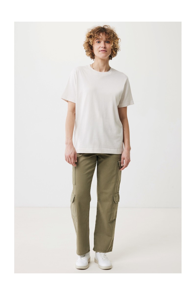 Tricou IQONIQ Kakadu din bumbac reciclat model relaxed fit