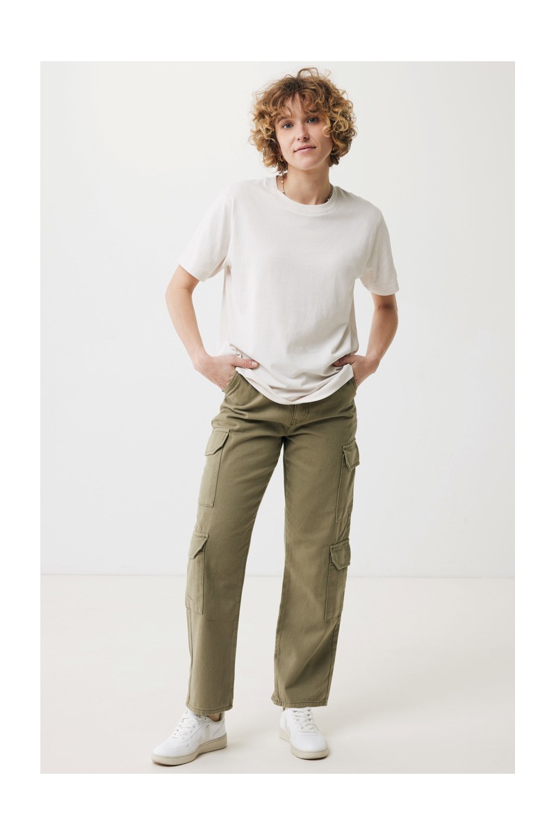 Tricou IQONIQ Kakadu din bumbac reciclat model relaxed fit