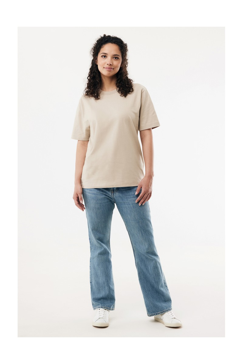 Tricou Iqoniq Nikko heavyweight din bumbac reciclat
