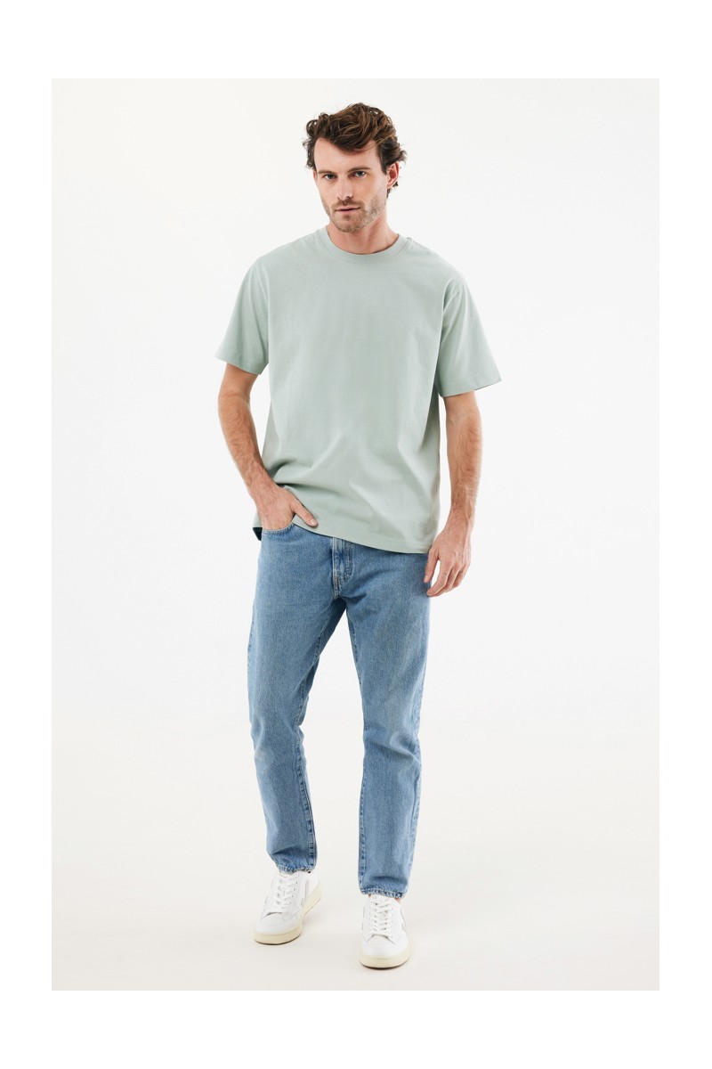 Tricou Iqoniq Nikko heavyweight din bumbac reciclat