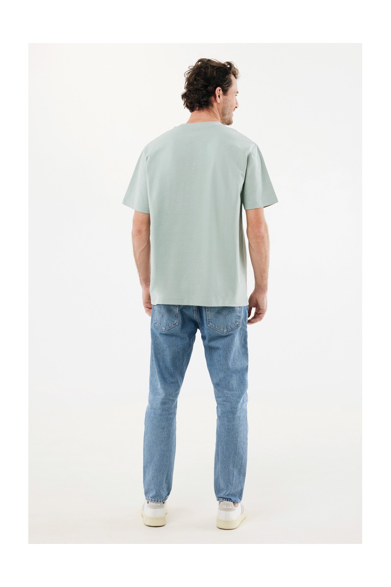 Tricou Iqoniq Nikko heavyweight din bumbac reciclat