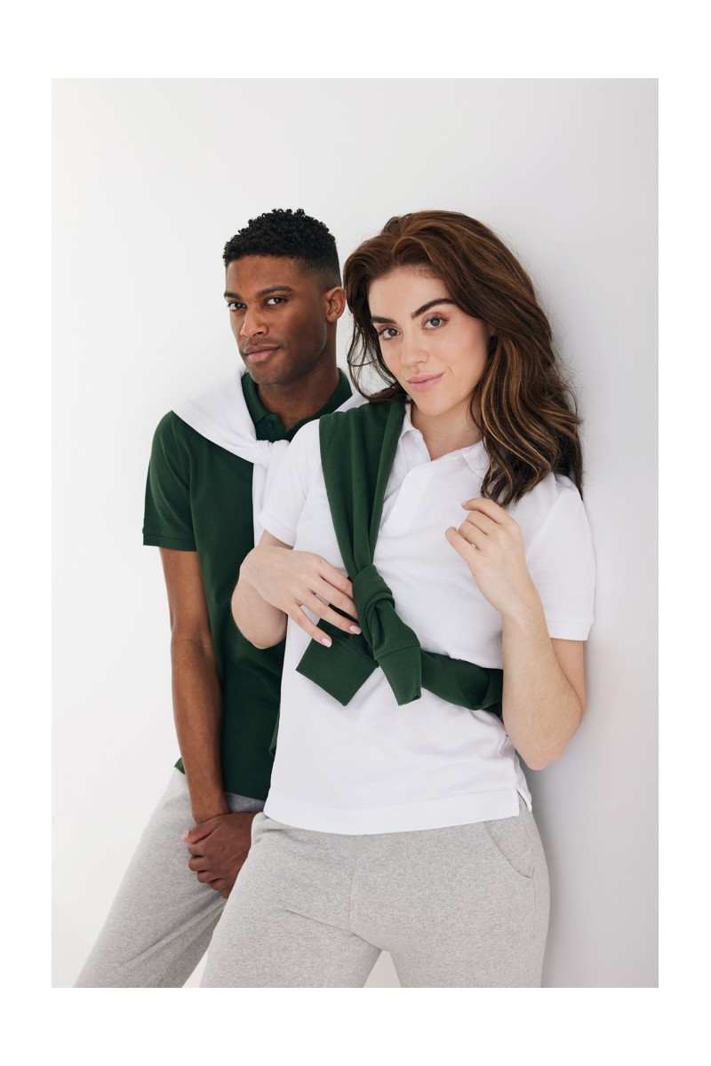 Tricou polo IQONIQ Yosemite din bumbac reciclat