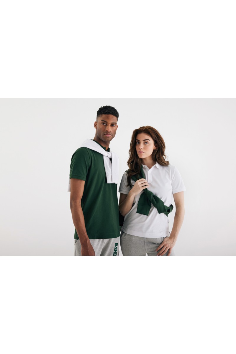 Tricou polo IQONIQ Yosemite din bumbac reciclat