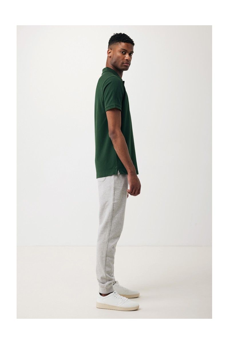 Tricou polo IQONIQ Yosemite din bumbac reciclat