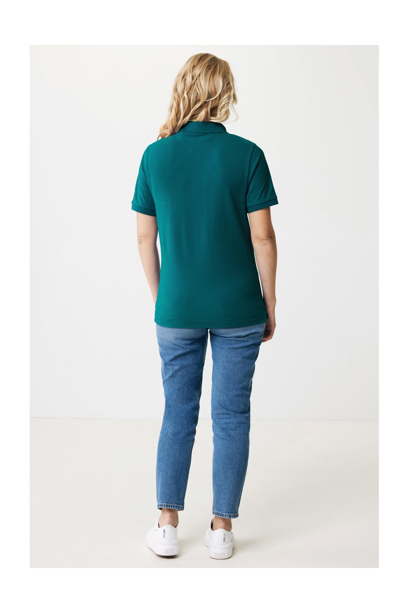 Tricou polo IQONIQ Yosemite din bumbac reciclat