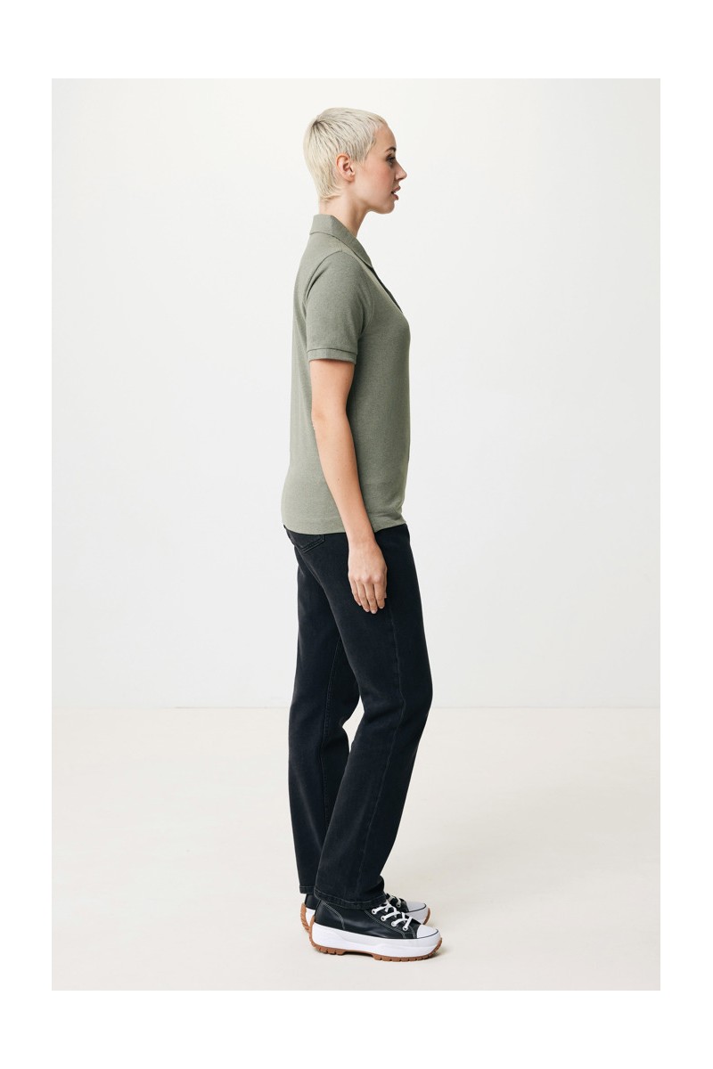 Tricou polo IQONIQ Yosemite din bumbac reciclat