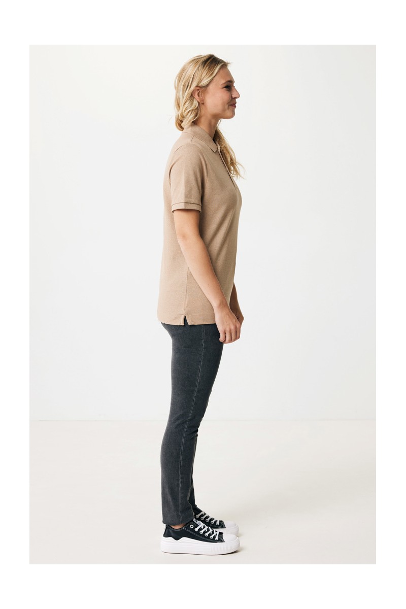 Tricou polo IQONIQ Yosemite din bumbac reciclat