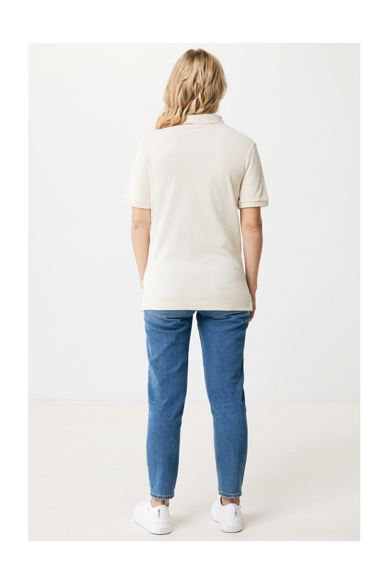 Tricou polo IQONIQ Yosemite din bumbac reciclat