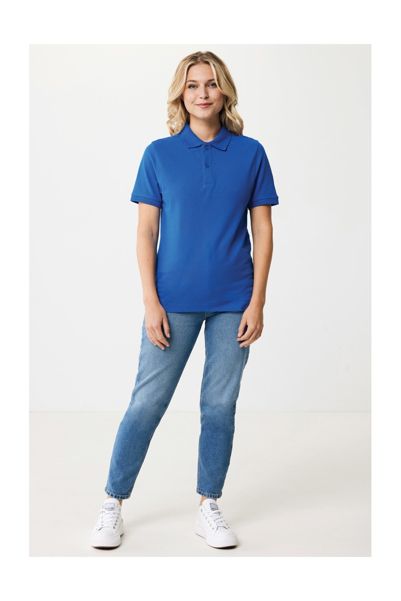 Tricou polo IQONIQ Yosemite din bumbac reciclat