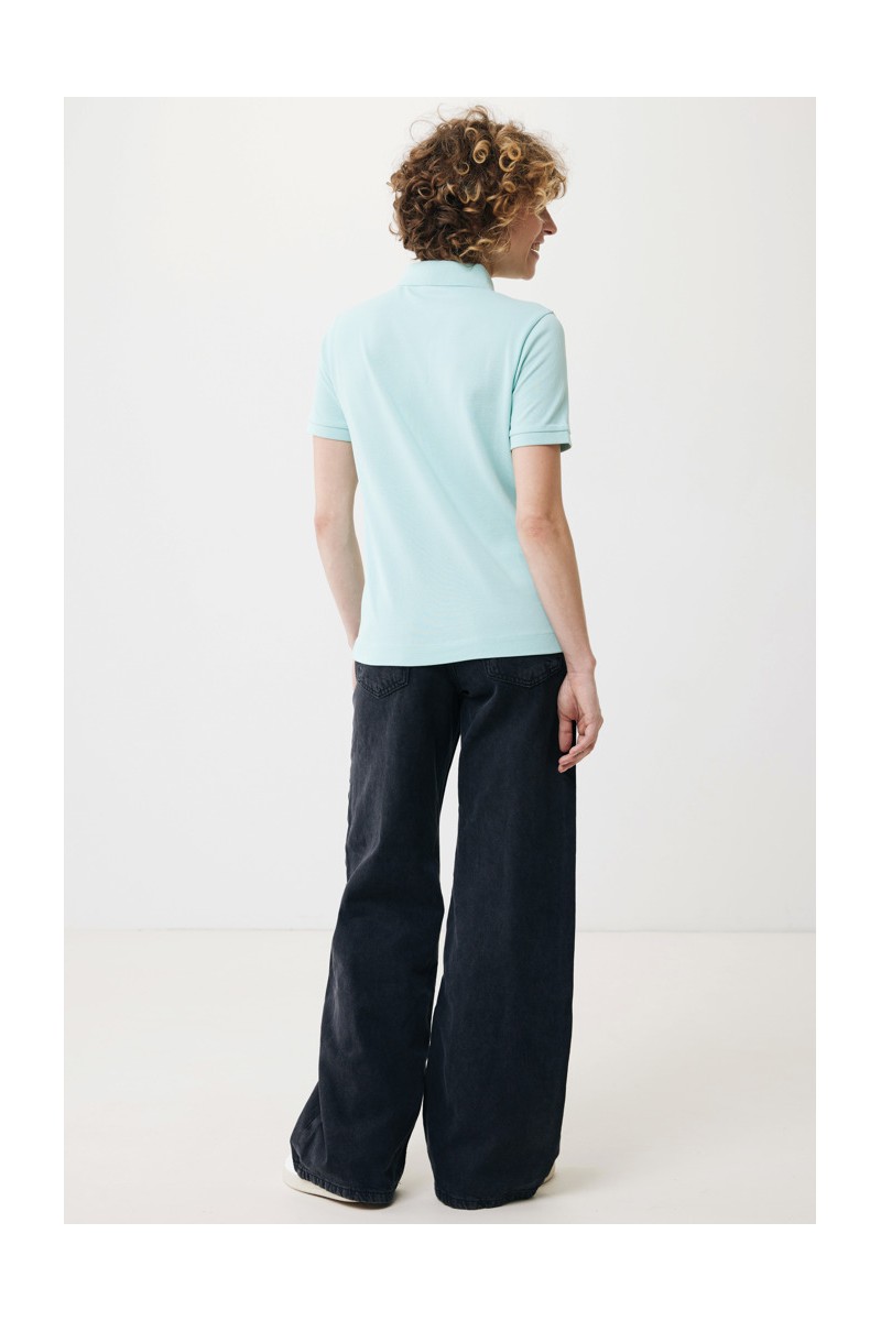Tricou polo IQONIQ Yosemite din bumbac reciclat