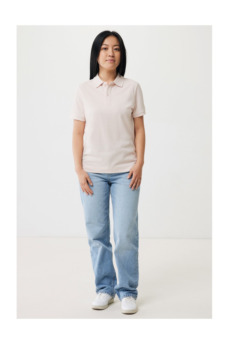 Tricou polo IQONIQ Yosemite din bumbac reciclat