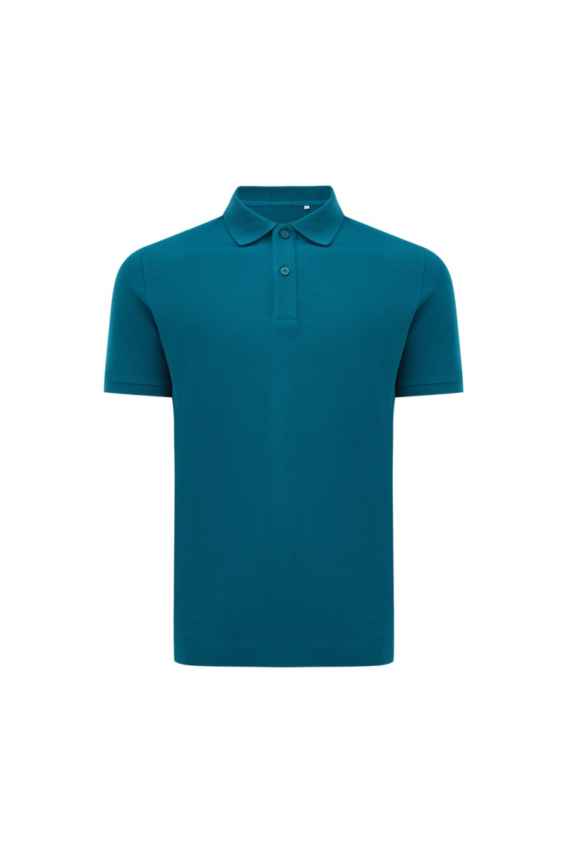 Tricou polo IQONIQ Yosemite din bumbac reciclat