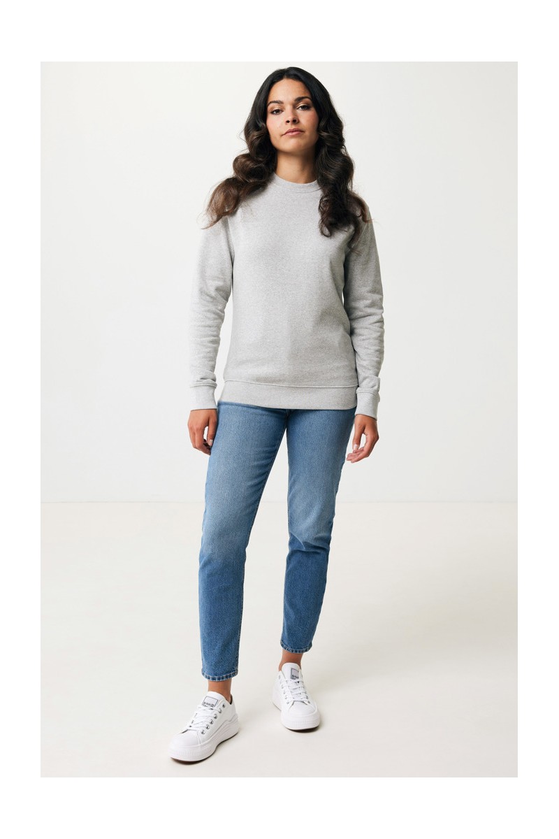 Hoodie IQONIQ Denali recycled cotton crew neck undyed