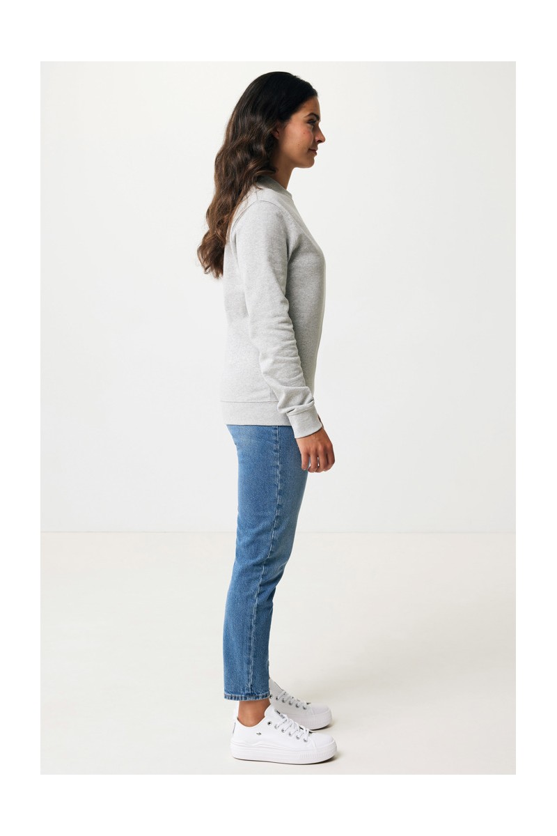 Hoodie IQONIQ Denali recycled cotton crew neck undyed