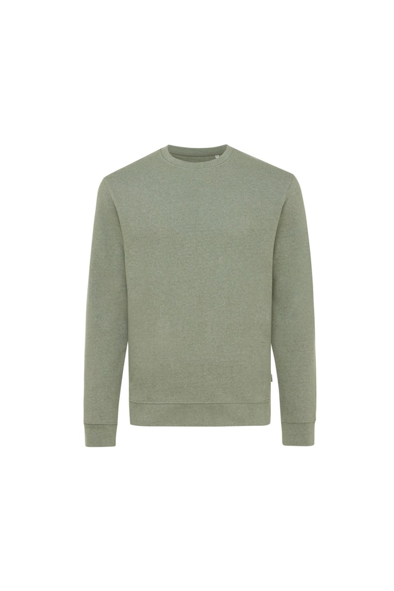 Hoodie IQONIQ Denali recycled cotton crew neck undyed