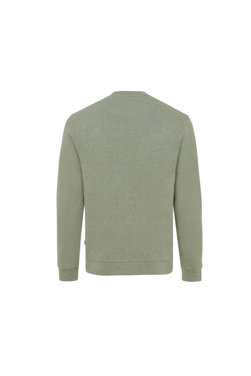 Hoodie IQONIQ Denali recycled cotton crew neck undyed