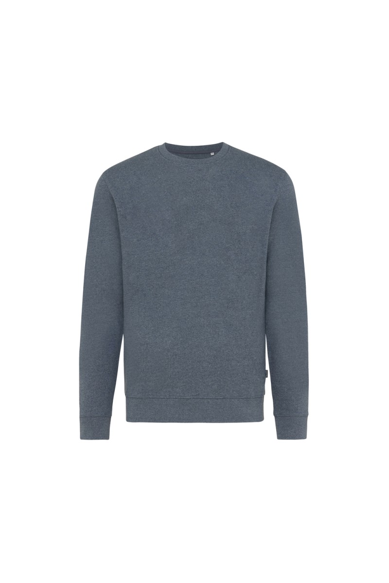 Hoodie IQONIQ Denali recycled cotton crew neck undyed