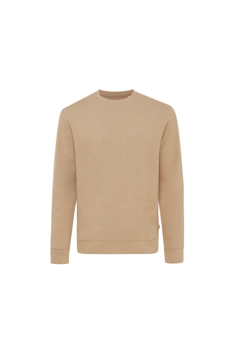 Hoodie IQONIQ Denali recycled cotton crew neck undyed